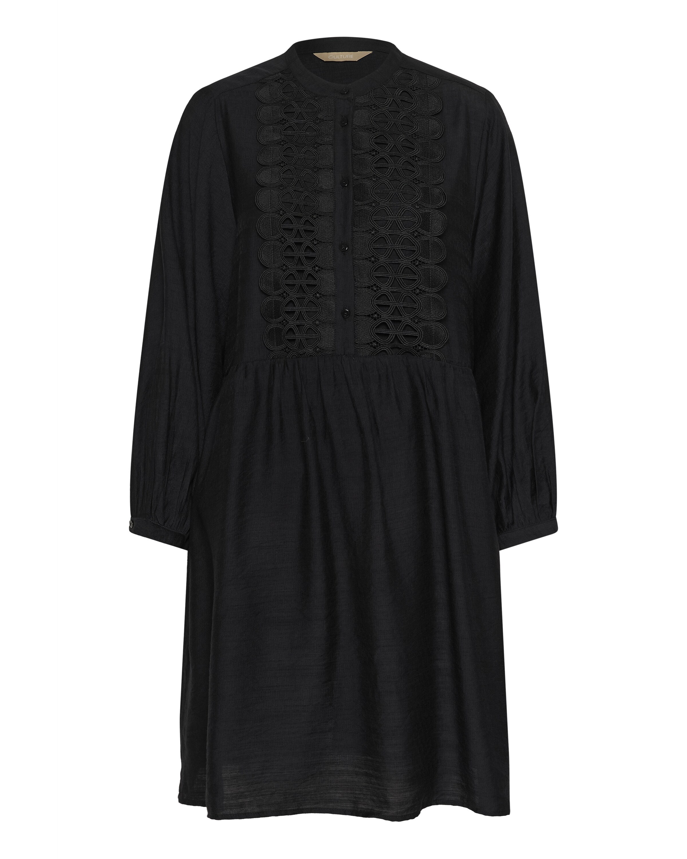 CULTURE Robe-chemise 'CUUrta' en noir, Vue avec produit