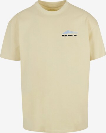 MJ Gonzales Shirt 'Wave V.1' in Yellow: front