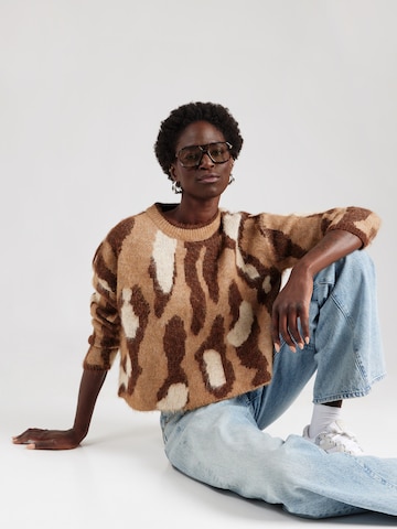 ONLY Pullover 'ONLEDELIE' i brun: forside