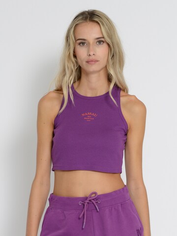 NASSAU Beach Club Top 'NB231034' in Purple: front