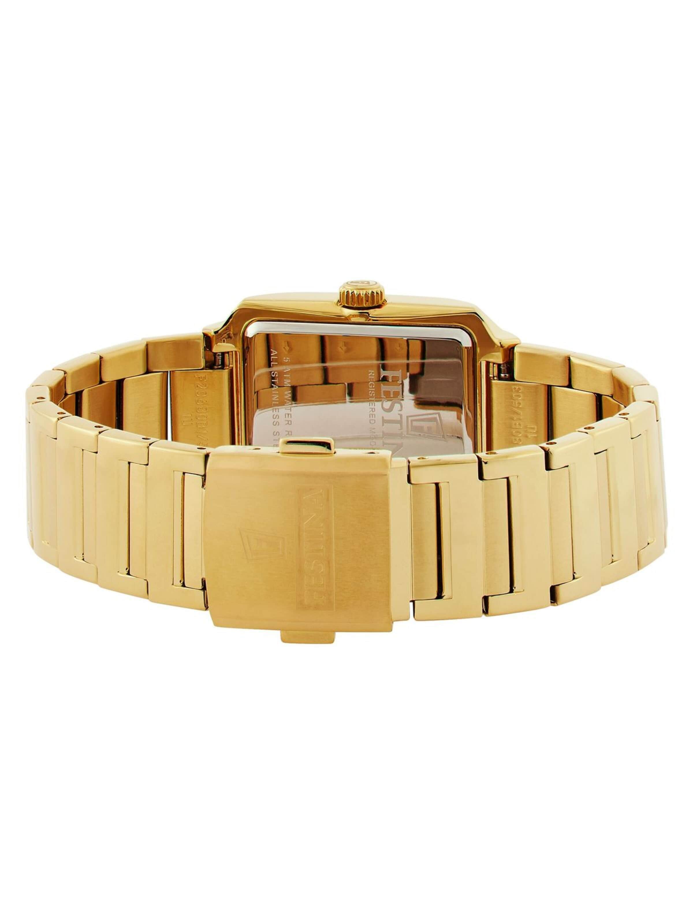 Montre à affichage analogique 'Festina - Watch On The Square - Quartz watch movement - Watch case width: 33 mm' FESTINA en argent