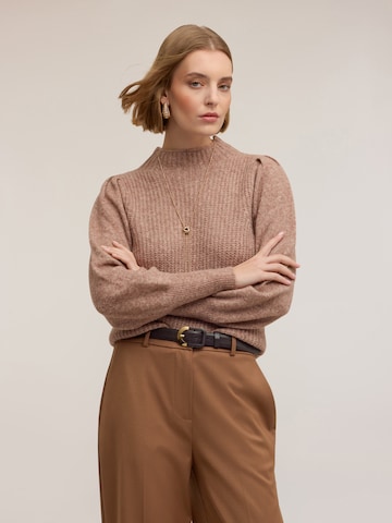 MOTIVI - Jersey en beige