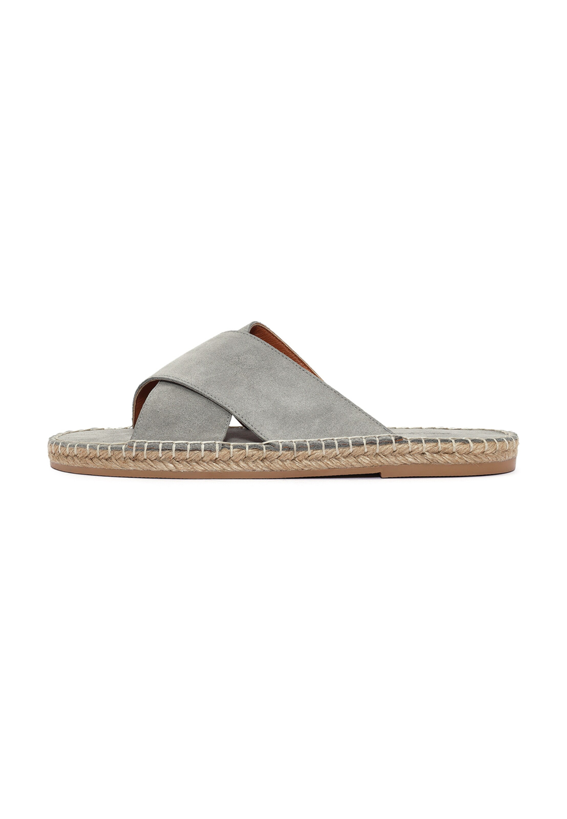 Mule Derimod en gris : devant