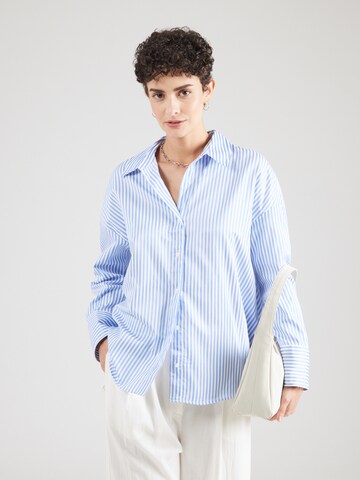 ONLY Blouse 'ONLoregon' in Blauw: voorkant