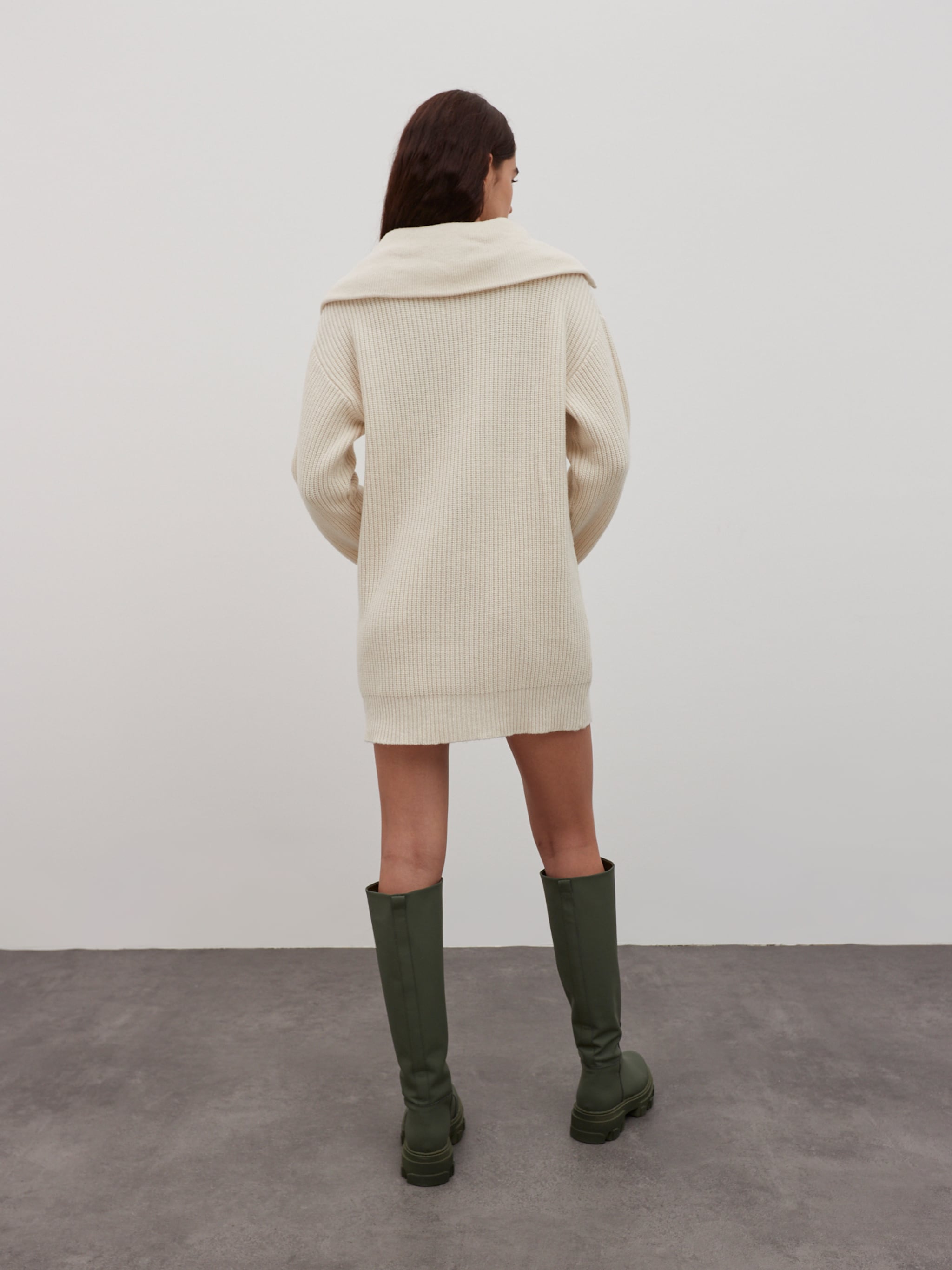 EDITED Produits Robes en maille 'Annine' beige