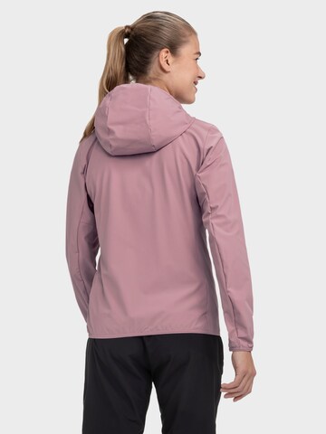 Schöffel Outdoorjas 'Hybrid Jk Style Blaueis WMS' in Roze