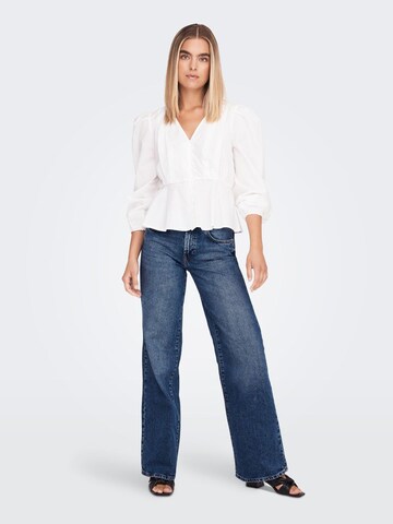 Only Tall Wide Leg Jeans 'HOPE' in Blau