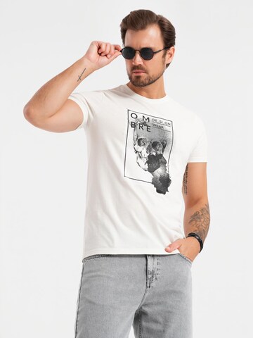 Ombre Shirt in White
