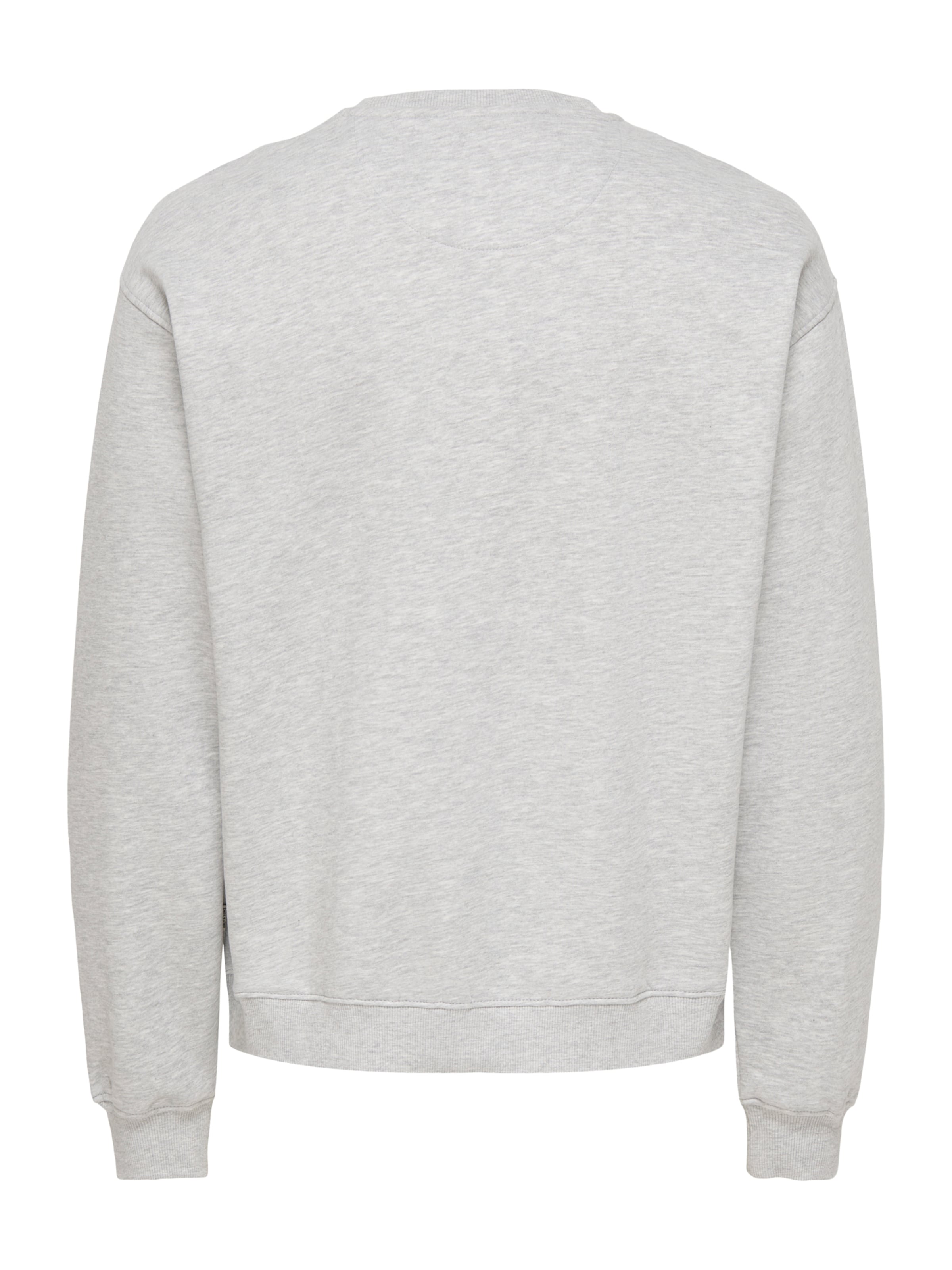 Only & Sons - Sweatshirt 'ONSPEANUTS' em cinzento