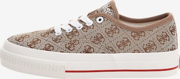 Baskets basses 'ENEA' GUESS en beige : devant