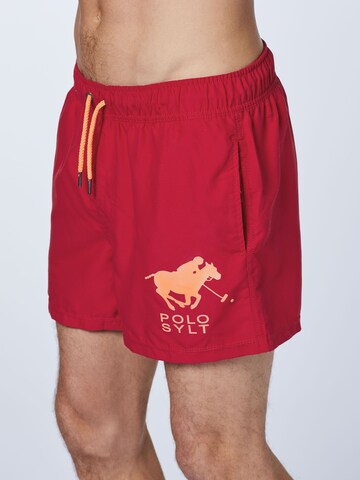 Polo Sylt Board Shorts in Red