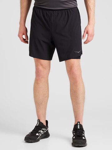 Hoka One One Normalny krój Spodnie sportowe 'GLIDE 7' w kolorze czarny: przód