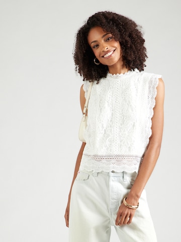 ONLY Blouse 'Karo' in White: front
