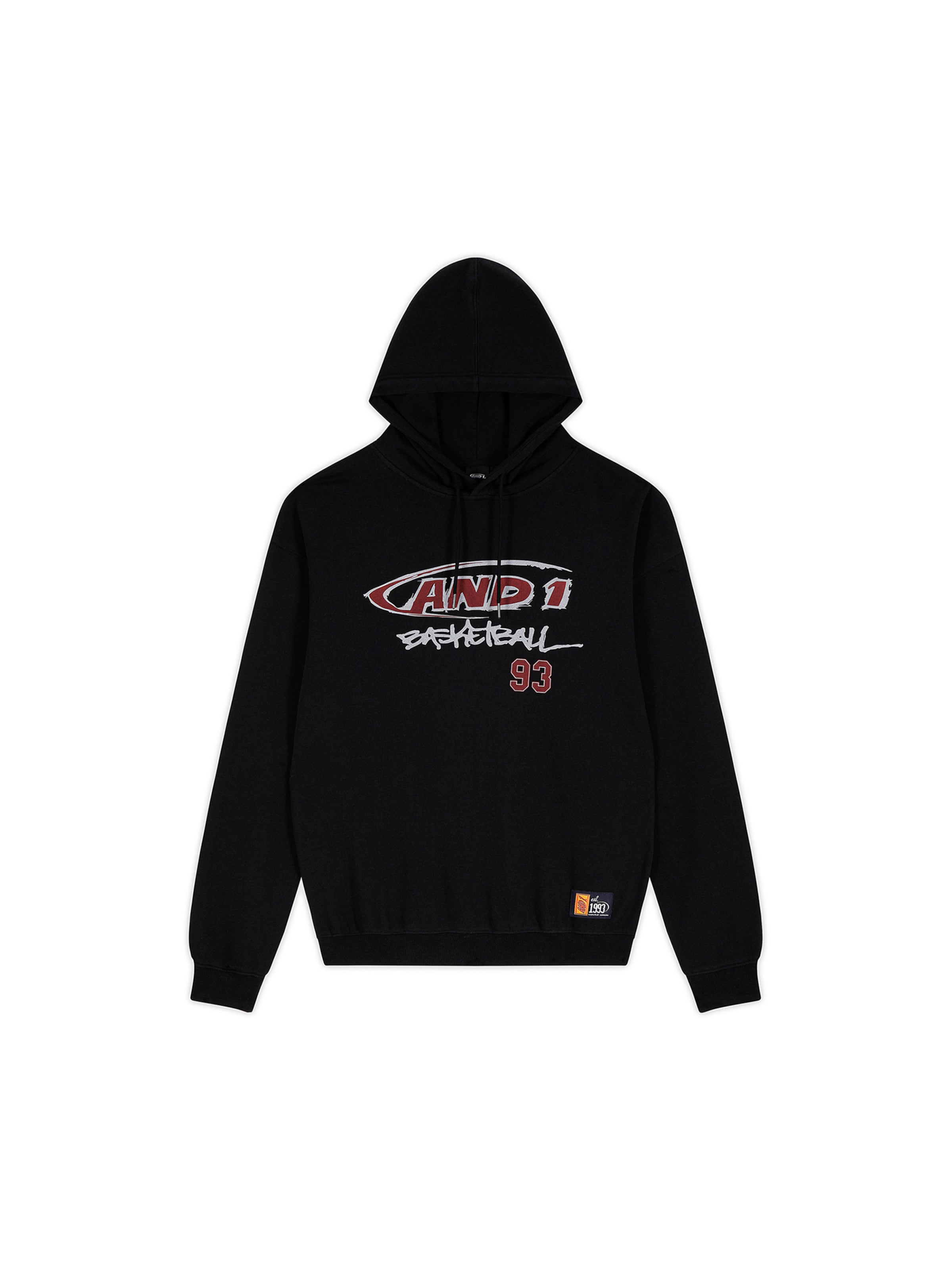 AND1 Bluzka sportowa w kolorze czarny: przód