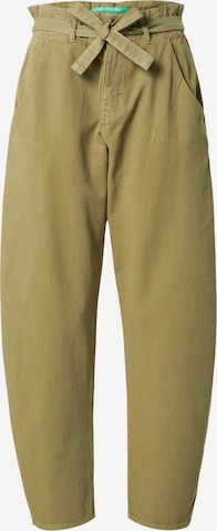 UNITED COLORS OF BENETTON Kalhoty – zelená: přední strana