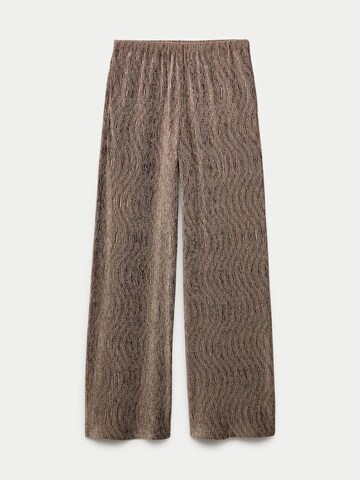 Wide Leg Pantalon Marks & Spencer en marron