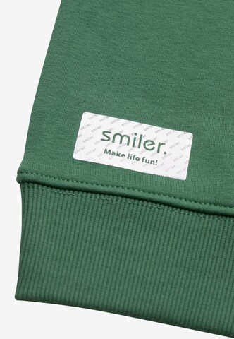 smiler. Sweatshirt 'Cuddle' in Green