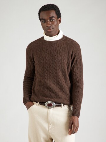 Lindbergh Sweater in Brown: front
