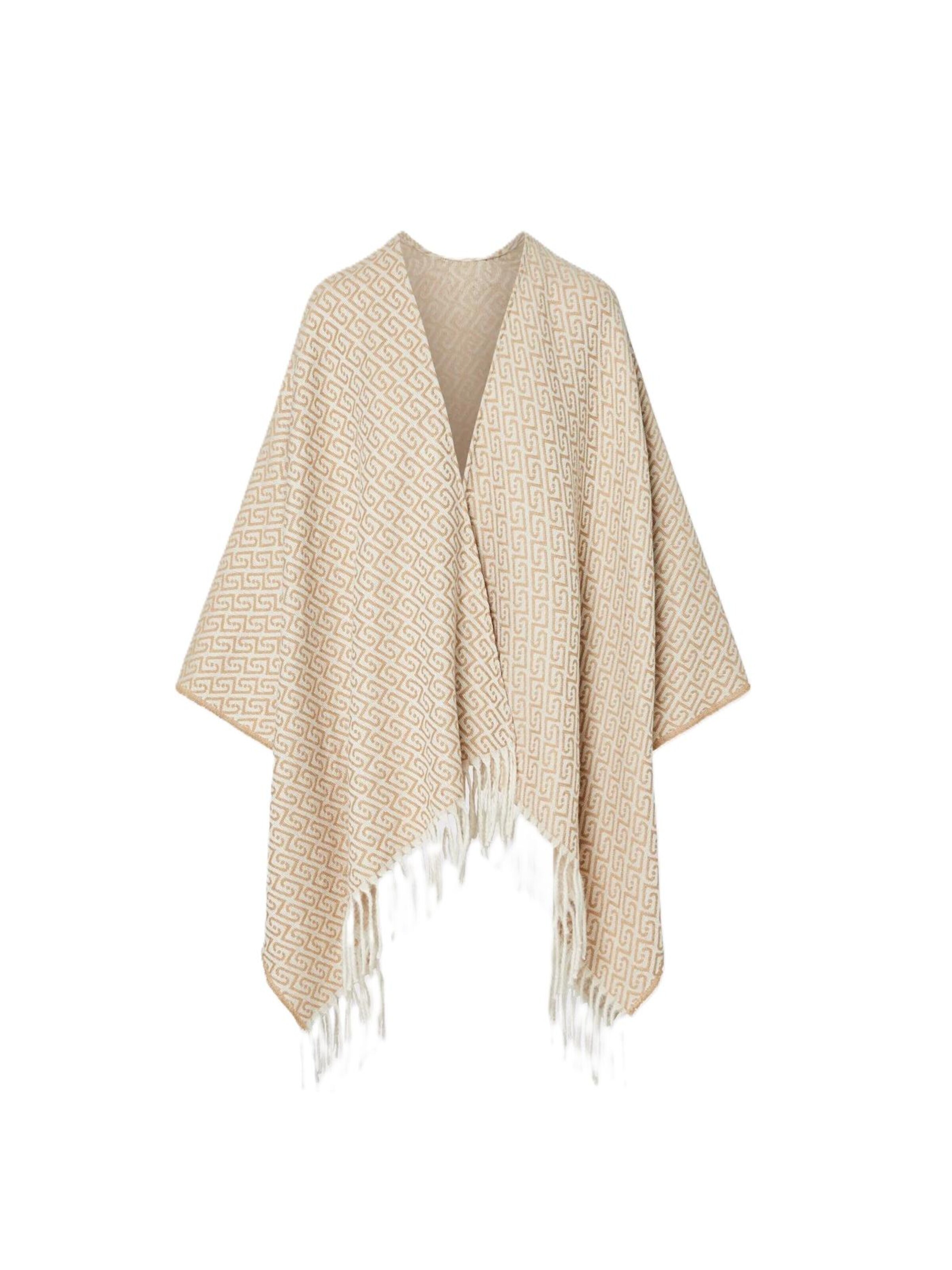 Mantellina per costume tradizionale '2F6038 T2742' di Liu Jo in beige: frontale