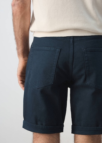MANGO MAN Slim fit Pants 'Nepto' in Blue