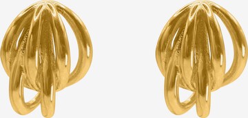 Boucles d'oreilles 'Sosiu' Heideman en or : devant
