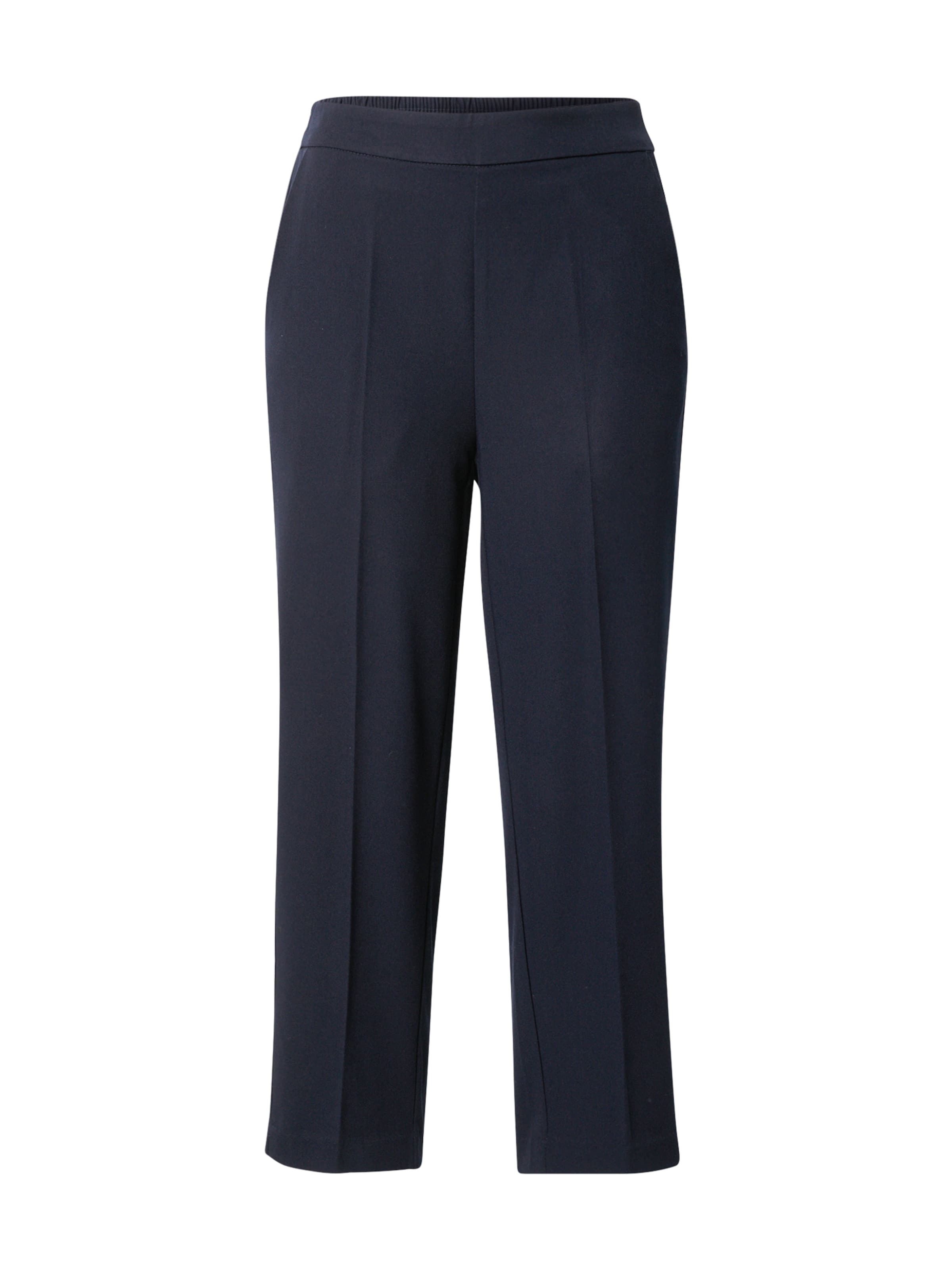 Kaffe Trousers with creases 'Sakura' in Blue: front