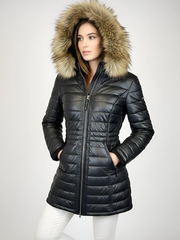 CABRINI Winter parka 'Claire' in Black: front