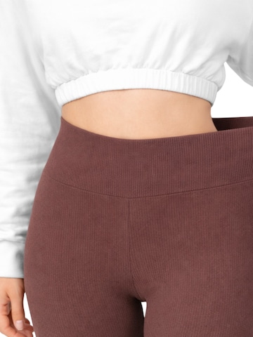 fashionshowcase Skinny Leggings 'LIVORA' i brun