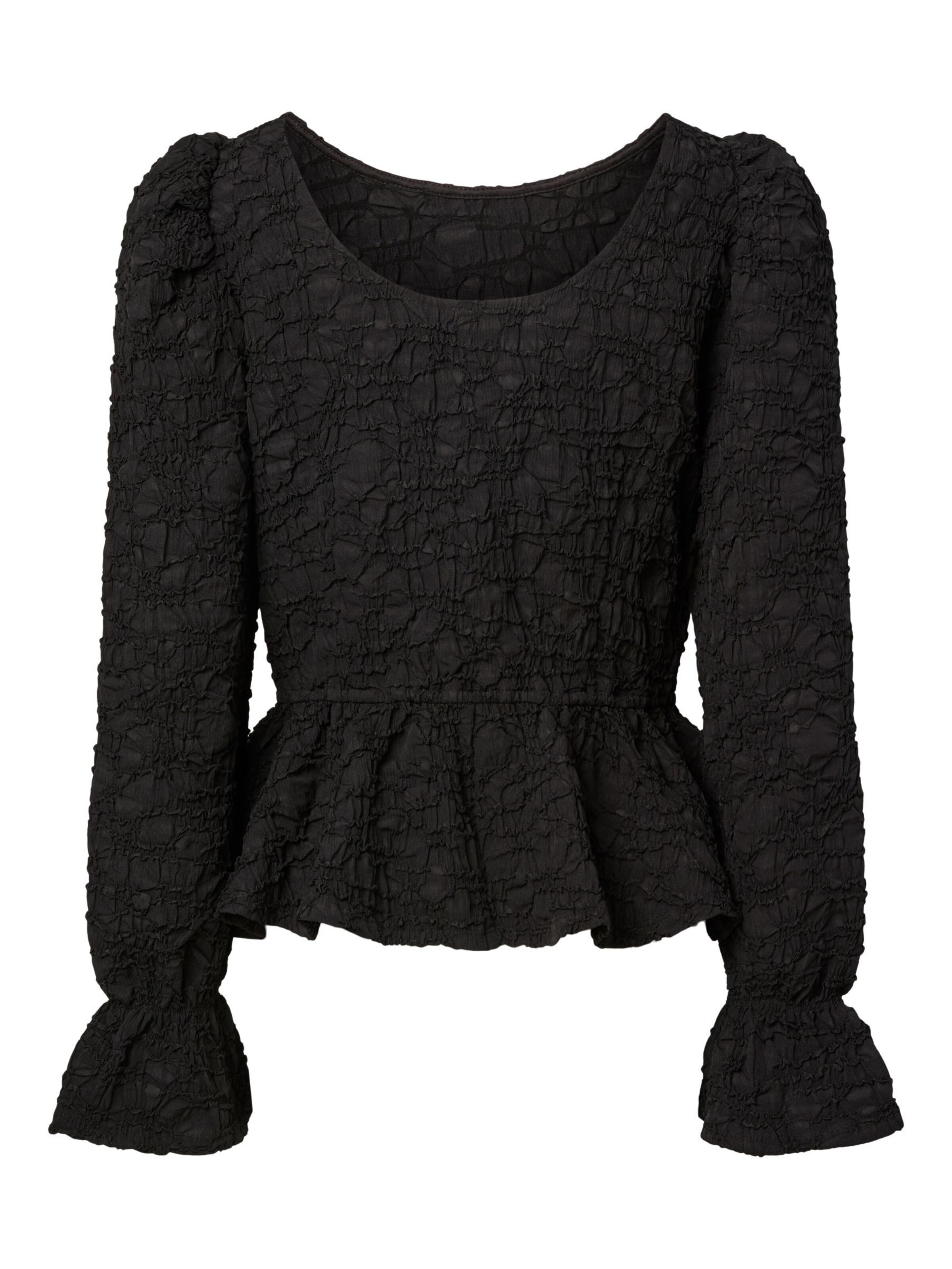 PIECES Bluse 'PCMOLLY' i sort