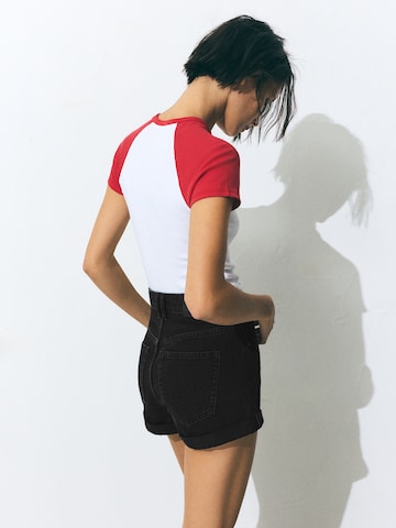 Pull&Bear Baggy Shorts in Schwarz
