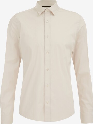 Chemise WE Fashion en beige : devant