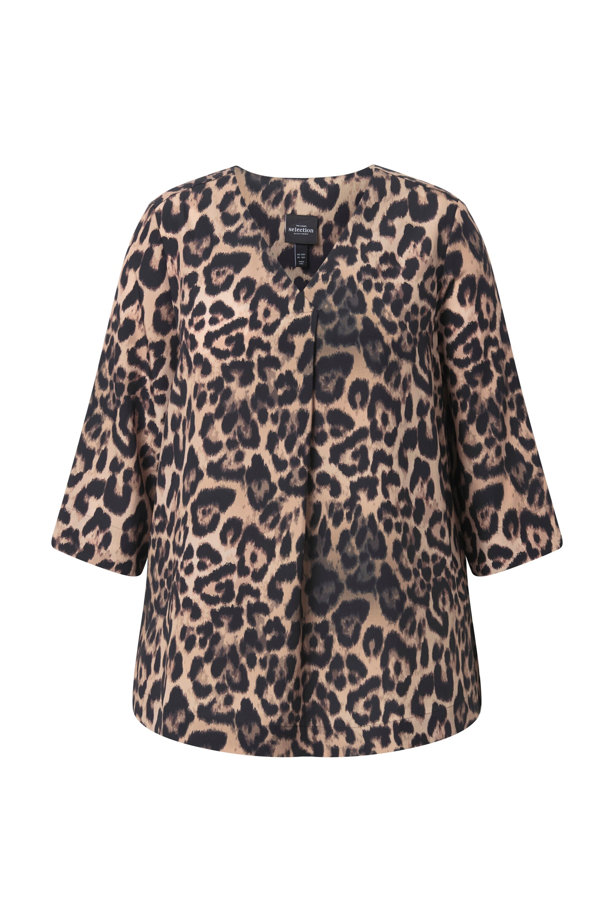 Ulla Popken Blouse in Bruin: voorkant