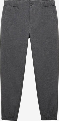 MANGO MAN Tapered Pants 'Murlo' in Grey: front
