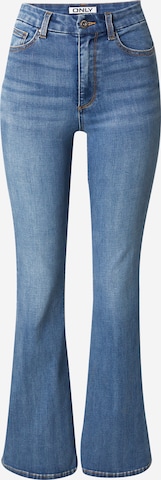 ONLY Flared Jeans 'APRIL' in Blauw: voorkant