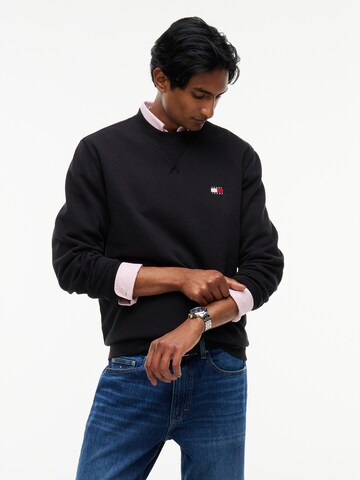 Sweat-shirt Tommy Jeans en noir : devant