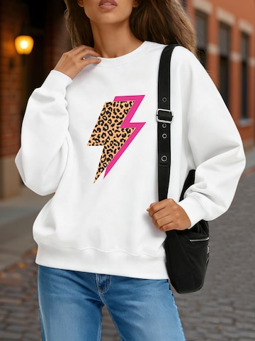 Sweat-shirt GORHEY en blanc