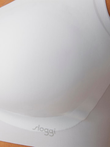 Bustier Soutien-gorge ' ZERO Feel Top ' SLOGGI en blanc