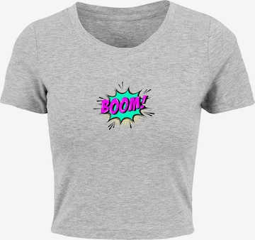 T-shirt 'Boom Comic' Merchcode en gris : devant