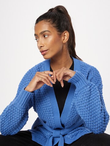VILA Knit Cardigan in Blue