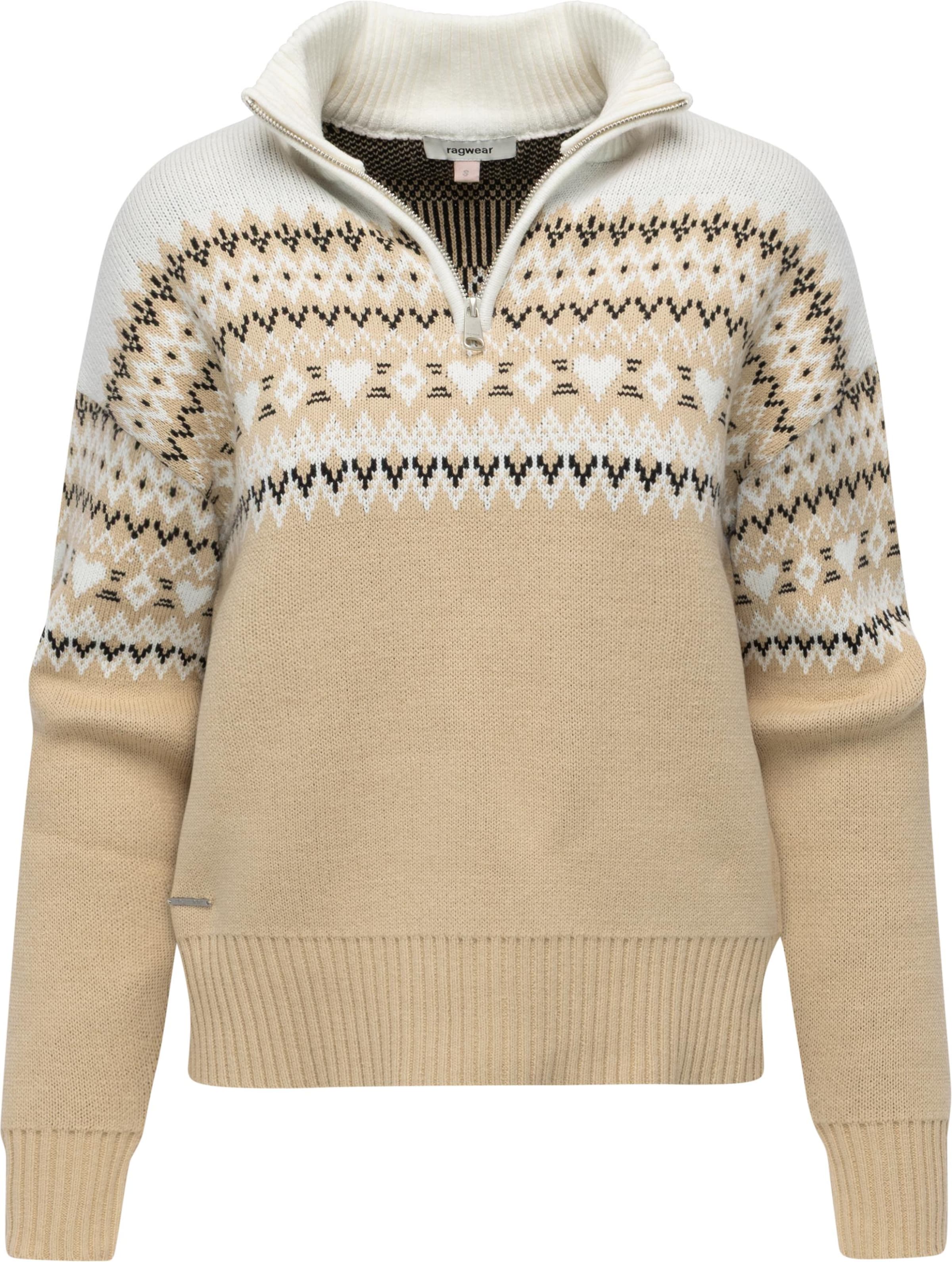 Ragwear Pullover 'Norwie' in Beige: Vorderseite