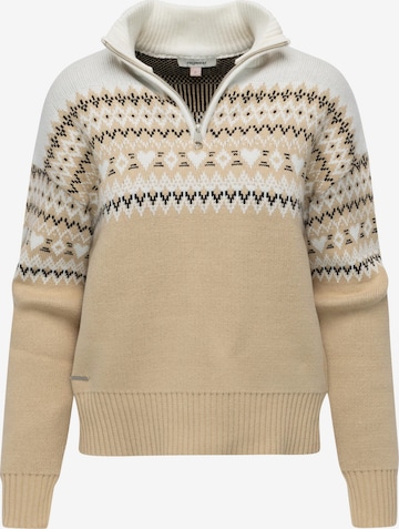 Ragwear Trui 'Norwie' in Beige: voorkant