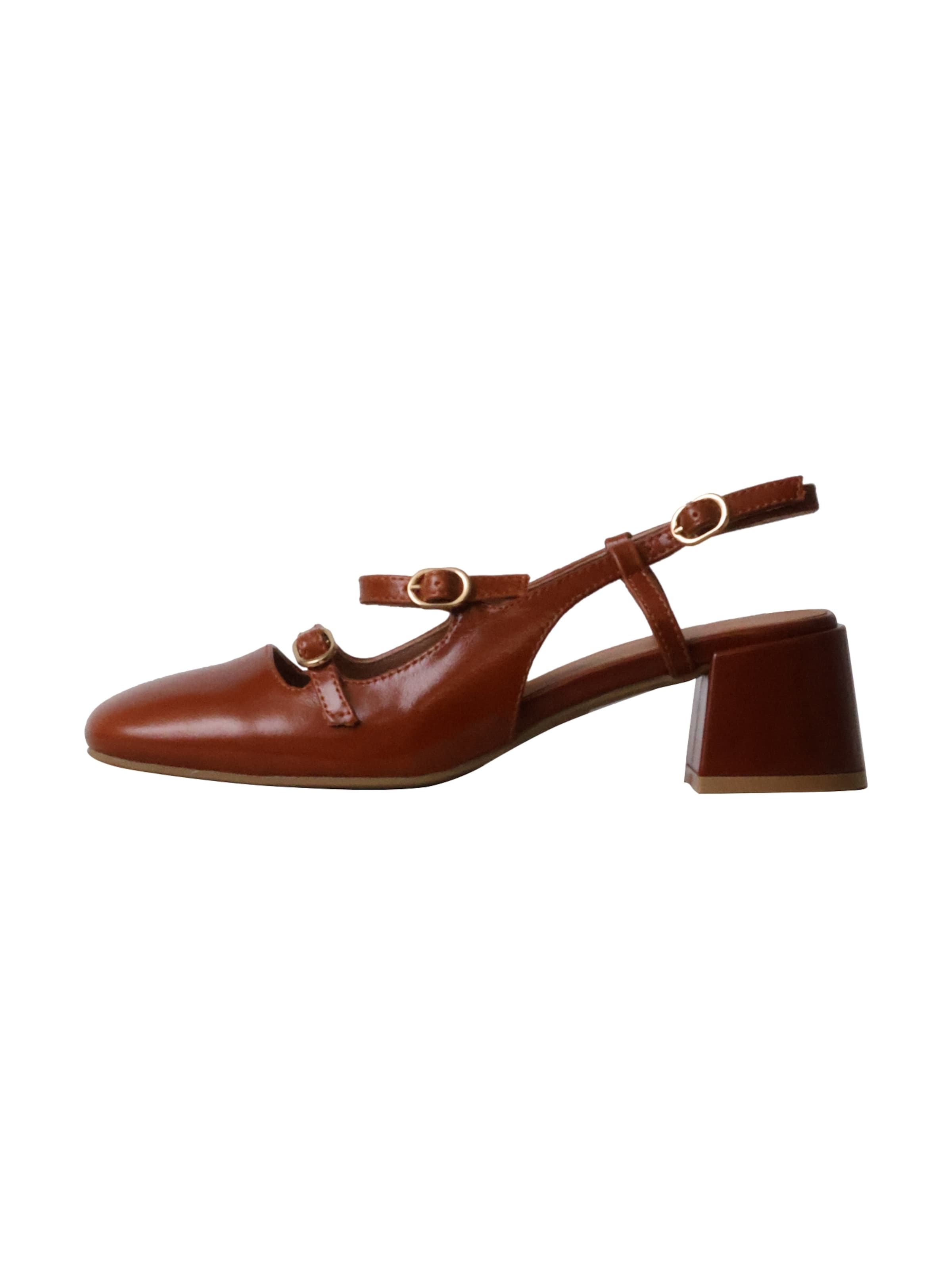 Emilie Karston - Zapatos con plataforma en marrón: frente