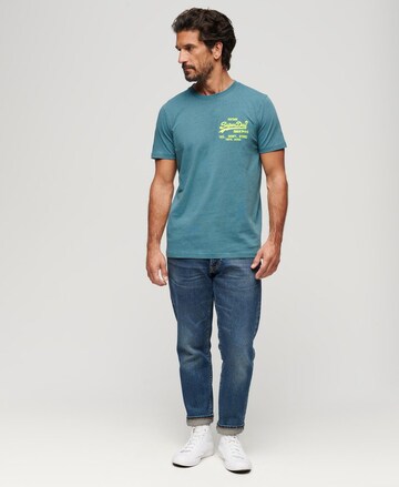 Superdry T-Shirt in Blau