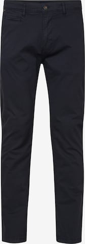 Pantalon chino Petrol Industries en bleu : devant