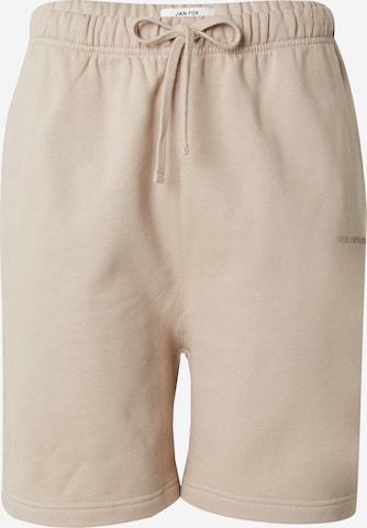 Loosefit Pantalon 'Sean' DAN FOX APPAREL en beige : devant