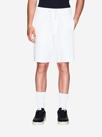 ARMANI EXCHANGE Normalny krój Spodnie sportowe 'XM000372 AF10818' w kolorze biały: przód