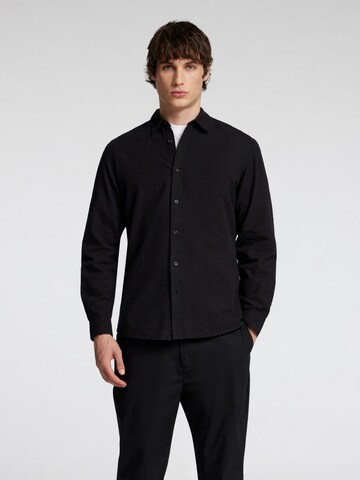 Slim fit Camicia di SELECTED HOMME in nero: frontale