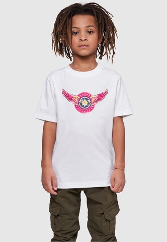 ABSOLUTE CULT T-Shirt 'Captain Marvel - Movie Wings' in Weiß: predná strana