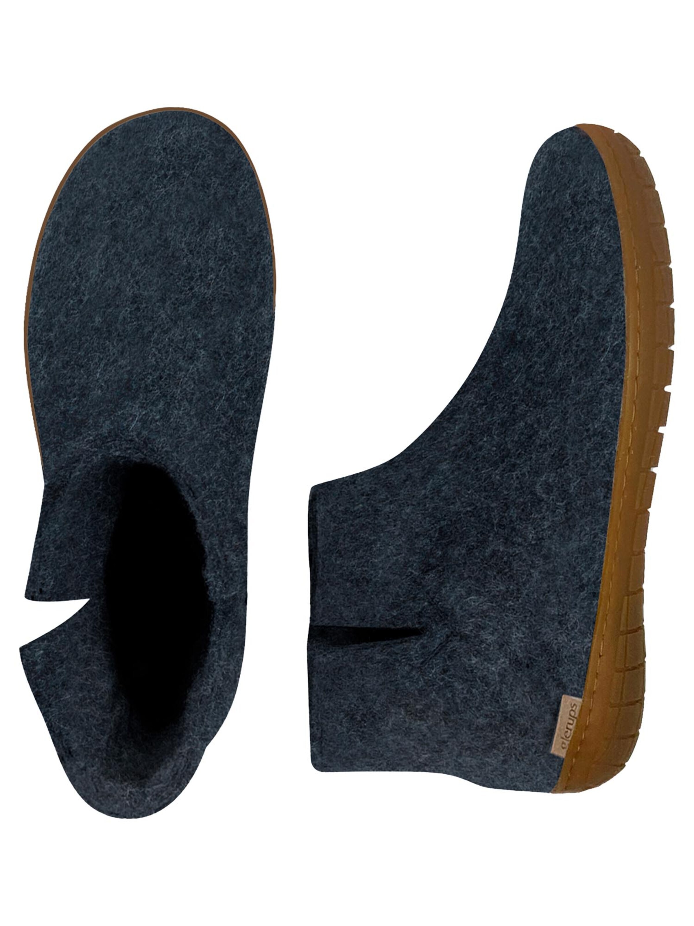 Glerups Mules 'Kautschuksohle' in Blue