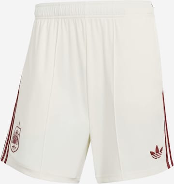 ADIDAS PERFORMANCE Sports trousers 'Spain 26 Away' in White: front